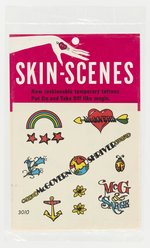 McGOVERN "SKIN-SCENE" 1972 CAMPAIGN TEMPORARY TATTOOS.