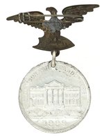 CLEVELAND & THURMAN 1888 JUGATE MEDAL UNLISTED IN DeWITT.