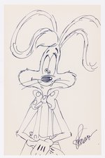 STEVE HICKNER ORIGINAL ART FIGURE SKETCH OF ROGER RABBIT.