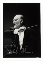 STAR WARS COMPOSER JOHN WILLIAMS SIGNED PHOTO.