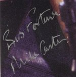 STAR WARS: RETURN OF THE JEDI - BIB FORTUNA ACTOR MICHALE CARTER SIGNED PHOTO.