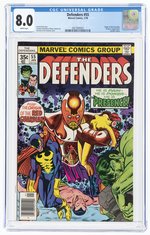 DEFENDERS #55 JANUARY 1978 CGC 8.0 VF.