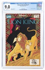 DISNEY'S THE LION KING #1 JULY 1994 CGC 9.0 VF/NM.