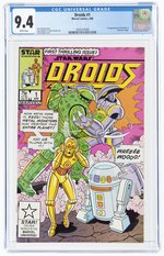 DROIDS #1 APRIL 1986 CGC 9.4 NM.