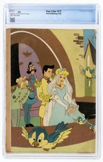 FOUR COLOR #272 APRIL 1950 CGC 2.5 GOOD+ (WALT DISNEY'S CINDERELLA).