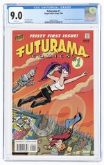 FUTURAMA #1 2000 CGC 9.0 VF/NM.