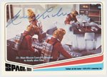 SPACE: 1999 CREATOR GERRY ANDERSON SIGNED TRADING CARD.
