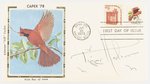 THE BIRDS - TIPPI HEDREN SIGNED FIRST DAY COVER.