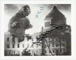 GODZILLA - HARUO NAKAJIMA SIGNED FAN PHOTO.