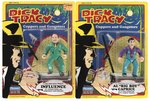 DICK TRACY CARDED ACTION FIGURE LOT OF 7 BY PLAYMATES.