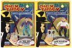 DICK TRACY - BIG BOY'S GETAWAY CAR FACTORY-SEALED IN BOX & CARDED FIGURE PAIR BY PLAYMATES.