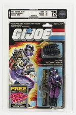 G.I. JOE (1987) - TECHNO-VIPER SERIES 6/34 BACK AFA 75 EX+/NM.