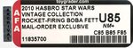 STAR WARS: THE VINTAGE COLLECTION (2010) - ROCKET-FIRING BOBA FETT AFA UNCIRCULATED U85 NM+ (MAIL-ORDER EXCLUSIVE).