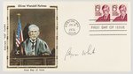 SUPREME COURT JUSTICE BYRON WHITE SIGNED OLIVER WENDELL HOLMES FIRST DAY COVER.