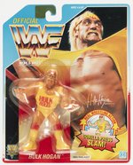 HASBRO WWF (1990) - HULK HOGAN SERIES 1 CARDED ACTION FIGURE.