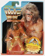 HASBRO WWF (1991) - ULTIMATE WARRIOR SERIES 2 CARDED ACTION FIGURE (SPANISH).