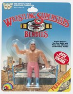 LJN WRESTLING SUPERSTARS BENDIES (1984) - JESSE "THE BODY" VENTURA CARDED FIGURE.