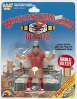 LJN WRESTLING SUPERSTARS BENDIES (1984) - NIKOLAI VOLKOFF CARDED FIGURE.