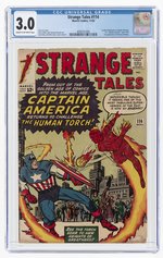 STRANGE TALES #114 NOVEMBER 1963 CGC 3.0 GOOD/VG.