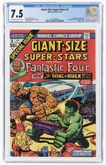 GIANT-SIZE SUPER-STARS #1 MAY 1974 CGC 7.5 VF- (THING VS. HULK).