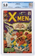 X-MEN #15 DECEMBER 1965 CGC 5.0 VG/FINE (FIRST MASTER MOLD).