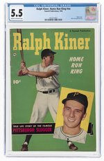 RALPH KINER, HOME RUN KING #NN 1950 CGC 5.5 FINE-.