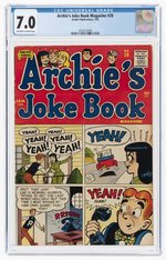 ARCHIE'S JOKE BOOK MAGAZINE #20 JANUARY 1956 CGC 7.0 FINE/VF.