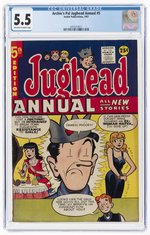 ARCHIE'S PAL JUGHEAD ANNUAL #5 1957 CGC 5.5 FINE-.