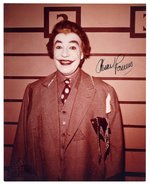 BATMAN - JOKER ACTOR CESAR ROMERO SIGNED PHOTO.