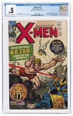 X-MEN #10 MARCH 1965 CGC 0.5 POOR (FIRST SILVER AGE KA-ZAR).