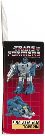 TRANSFORMERS (1985) SERIES 2 - JUMPSTARTER TOPSPIN BOXED ACTION FIGURE.