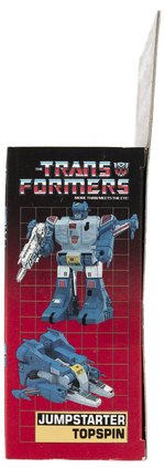 TRANSFORMERS (1985) SERIES 2 - JUMPSTARTER TOPSPIN BOXED ACTION FIGURE.