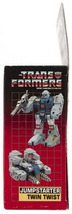 TRANSFORMERS (1985) SERIES 2 - JUMPSTARTER TWIN TWIST BOXED ACTION FIGURE.