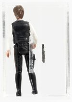 STAR WARS (1977) - LOOSE ACTION FIGURE/HK HAN SOLO AFA 85 NM+ (LARGE HEAD).