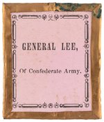 "GENERAL LEE OF CONFEDERATE ARMY" SIXTEENTH PLATE ABBOTT TINTYPE PORTRAIT.