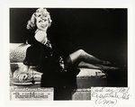 REEFER MADNESS - THELMA WHITE SIGNED PHOTO.