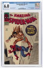 AMAZING SPIDER-MAN #34 MARCH 1966 CGC 6.0 FINE.