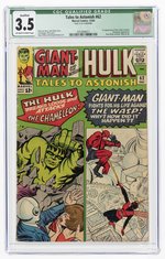 TALES TO ASTONISH #62 DECEMBER 1964 CGC QUALIFIED 3.5 VG- (FIRST LEADER IN CAMEO).