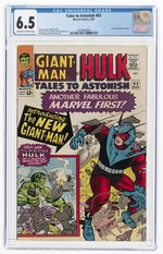 TALES TO ASTONISH #65 MARCH 1965 CGC 6.5 FINE+.