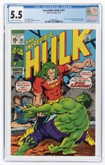 INCREDIBLE HULK #141 JULY 1971 CGC 5.5 FINE- (FIRST DOC SAMSON).