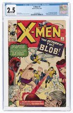 X-MEN #7 SEPTEMBER 1964 CGC 2.5 GOOD+.