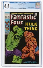 FANTASTIC FOUR #112 JULY 1971 CGC 6.5 FINE+ (THING VS. INCREDIBLE HULK)