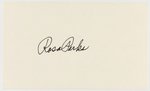 CIVIL RIGHTS ICON ROSA PARKS SIGNED CARD.