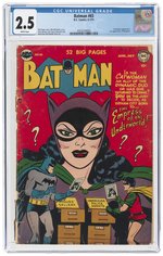 BATMAN #65 JUNE-JULY 1951 CGC 2.5 GOOD+.