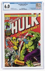 INCREDIBLE HULK #181 NOVEMBER 1974 CGC 6.0 FINE (FIRST FULL WOLVERINE).