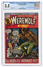 WEREWOLF BY NIGHT #1 SEPTEMBER 1972 CGC 3.5 VG-.