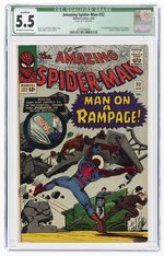 AMAZING SPIDER-MAN #32 JANUARY 1966 CGC QUALIFIED 5.5 FINE-.