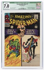 AMAZING SPIDER-MAN #37 JUNE 1966 CGC QUALIFIED 7.0 FINE/VF (FIRST NORMAN OSBORN).