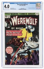 WEREWOLF BY NIGHT #33 SEPTEMBER 1975 CGC 4.0 VG.