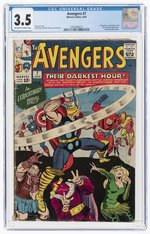 AVENGERS #7 AUGUST 1964 CGC 3.5 VG-.